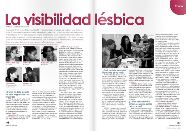 MagLes Revista Lesbianas Salir del Armario