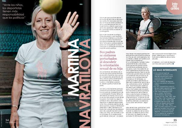 MagLes Revista Lesbianas Martina Navratilova