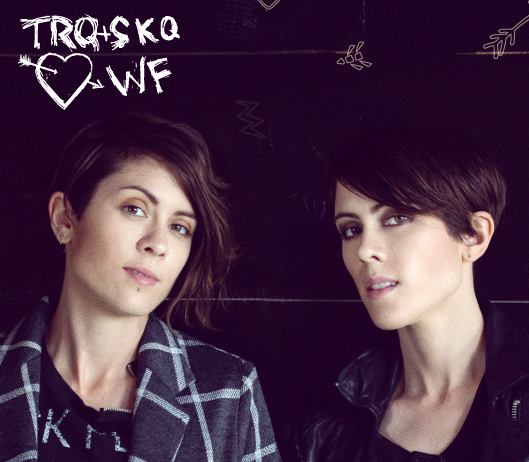 Tegan y Sara con wildfang MagLes Revista Lesbianas