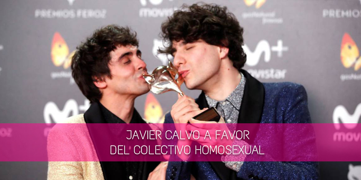 Javier Calvo a favor del colectivo homosexual MagLes Revista